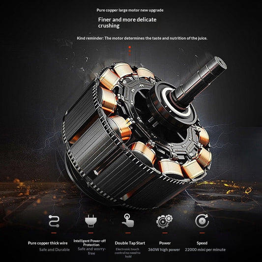 Electric Juicer Home Portable Small Juicing Cup Juicer Rechargeable Mini Juice Cup