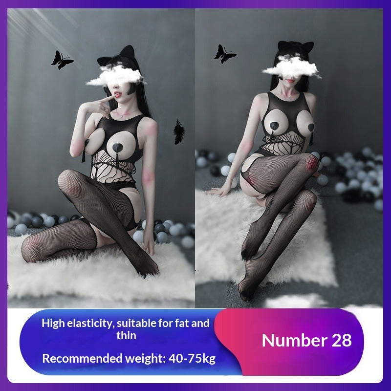 Sexy and passionate lingerie bodysuit with open crotch – mix and match any 5 pieces!